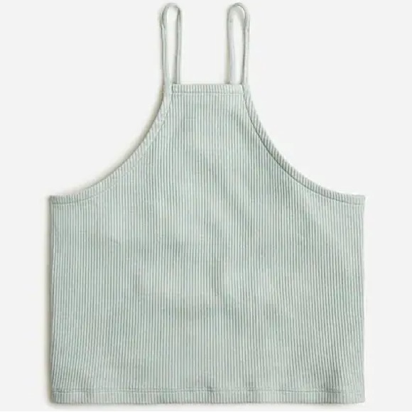 J Crew Vintage rib cropped halter tank Size Small - Picture 3 of 5